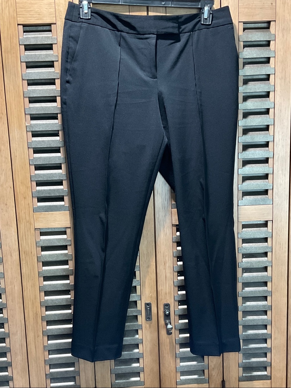Men's Black Slim Dress Pants